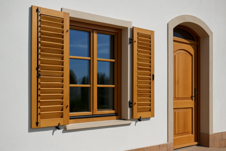 Jakie zalety mają drewniane okiennice zewnętrzne? Przewodnik dla wymagających